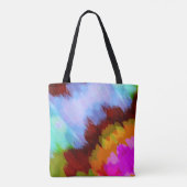 Tote Bag Cascade aquarelle, nature 2 (Dos)