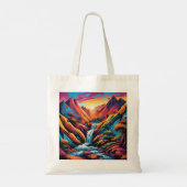 Tote Bag Cascade au lever du soleil 3 (Dos)