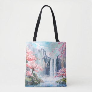 Tote Bag Cascade au printemps