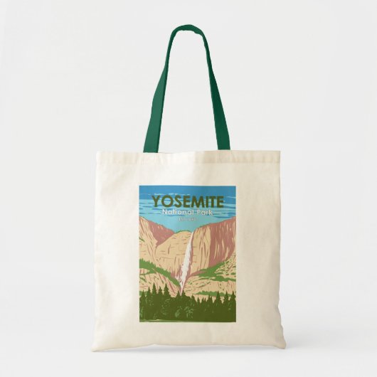 Tote Bag Cascade de Yosemite National Park California (Devant)