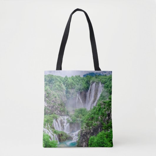 Tote Bag Cascade des lacs Plitvice (Devant)