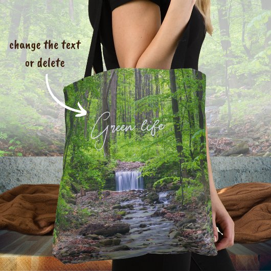 Tote Bag Cascade forestière