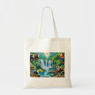 Tote Bag Cascade tropicale de la forêt tropicale