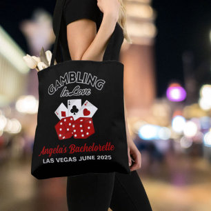 Tote Bag Casino personnalisé Las Vegas Bachelorette Party