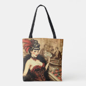 Tote Bag Casino vintage fille (Dos)