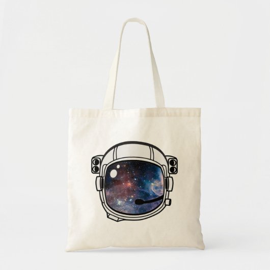 Tote Bag Casque d'astronaute spatiale (Devant)