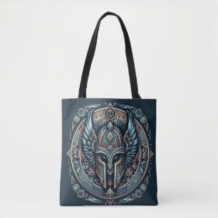Tote Bag Casque de la rune Mystic Viking