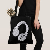 Tote Bag casque dj (De près)