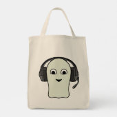Tote Bag Casque Ghost Gamer (Dos)