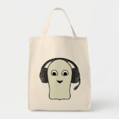 Tote Bag Casque Ghost Gamer (Devant)