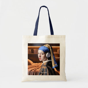 Tote Bag Casques de perle d'Imaginaire mignonne fille