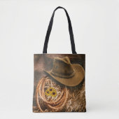 Tote Bag Casquette Cowboy (Devant)