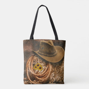 Tote Bag Casquette Cowboy