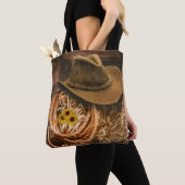 Tote Bag Casquette Cowboy (De près)