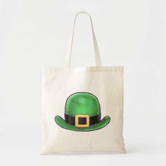 Tote Bag Casquette du Derby Vert de la Saint-Paddys (Devant)