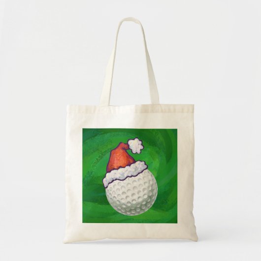 Tote Bag Casquettes de Noël à la balle de golf (Devant)