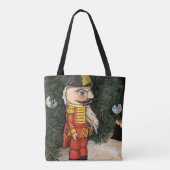 Tote Bag Casse-noisette vintage sous l'arbre de Noël (Dos)