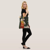 Tote Bag Casse-noisette vintage sous l'arbre de Noël (Sur le modèle)