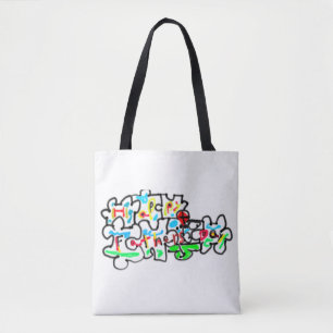 Tote Bag Casse-tête Bonne fête des pères