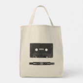Tote Bag cassette audio rétro (Dos)