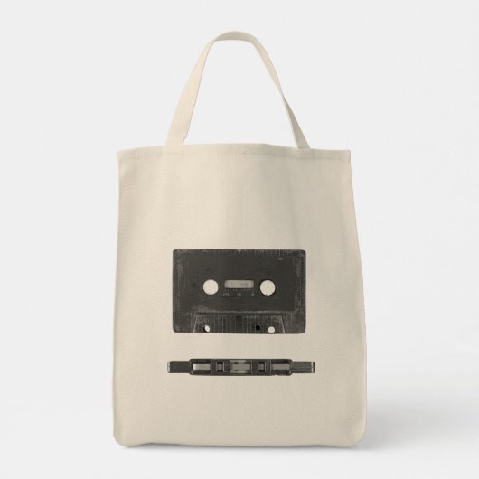 Tote Bag cassette audio rétro (Dos)
