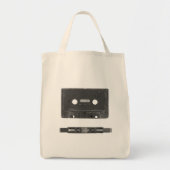 Tote Bag cassette audio rétro (Devant)