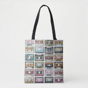 Tote Bag Cassette de musique rétro : Icône nostalgique