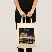 Tote Bag Castel Sant Angelo la nuit à Rome (Devant (produit))