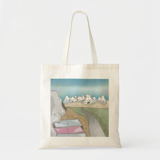 Tote Bag Castle hill bouldering Nouvelle-Zélande (Devant)