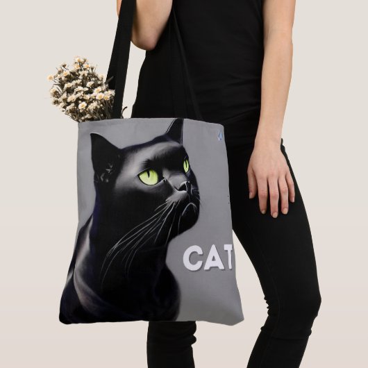 Tote Bag cat (De près)