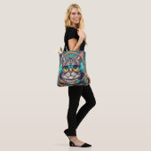 Tote Bag -Cat bag for shopping (Sur le modèle)