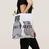 TOTE BAG CAT BRUTALIST (De près)
