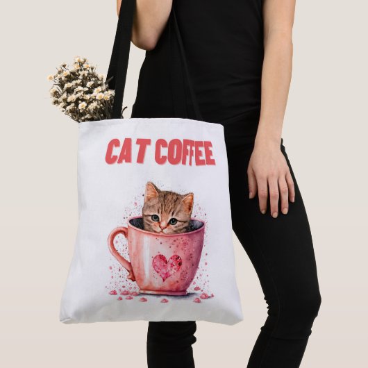 Tote Bag Cat Caffee (Dichtbij)