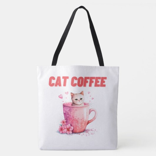 Tote Bag Cat Caffee (Devant)