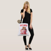Tote Bag Cat Caffee (Sur le modèle)