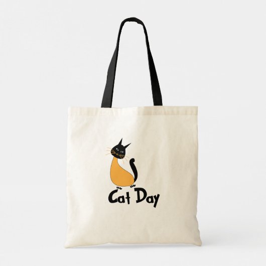 Tote Bag Cat Day Chat Kitty (Dos)