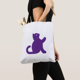 Tote Bag Cat dit bonjour