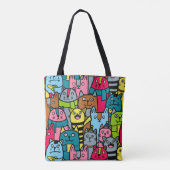 Tote Bag Cat et kitten (Dos)