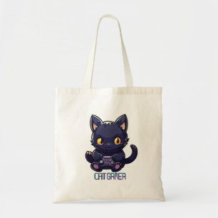Tote Bag Cat Gamer