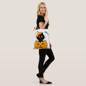 Tote Bag Cat-halloween (Sur le modèle)