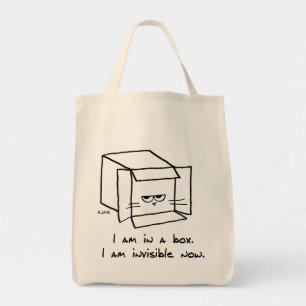 Tote Bag Cat in the Box