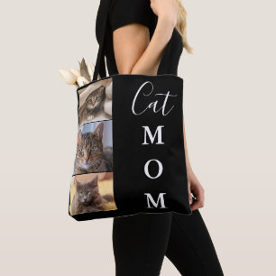 Tote Bag Cat Mom 3 Photo