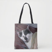 Tote Bag Cat Napping (Devant)