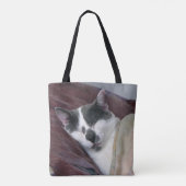 Tote Bag Cat Napping (Dos)