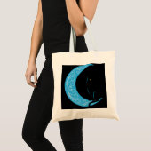 Tote Bag Cat noir Crescent Lune marin marin Mère Sweat - sh (Devant (produit))