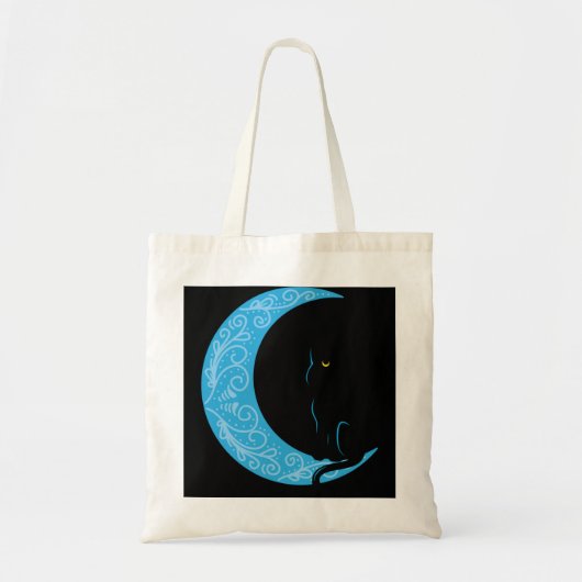 Tote Bag Cat noir Crescent Lune marin marin Mère Sweat - sh (Devant)