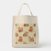 Tote Bag cat pattern christmas (Dos)