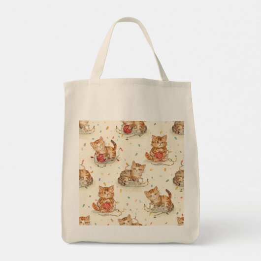 Tote Bag cat pattern christmas (Dos)
