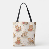 Tote Bag cat pattern christmas (Dos)