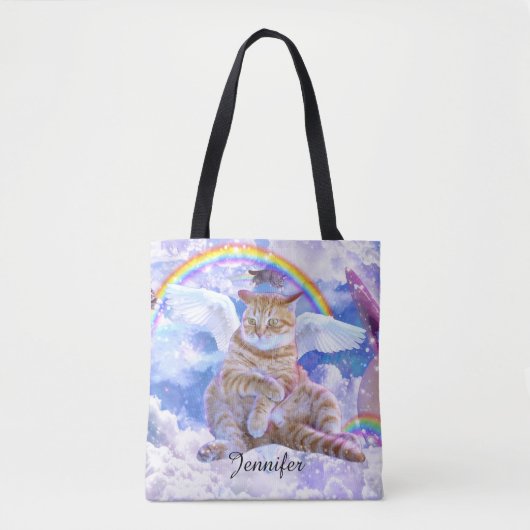 Tote Bag Cat r Unicorn - Caticorn (Devant)